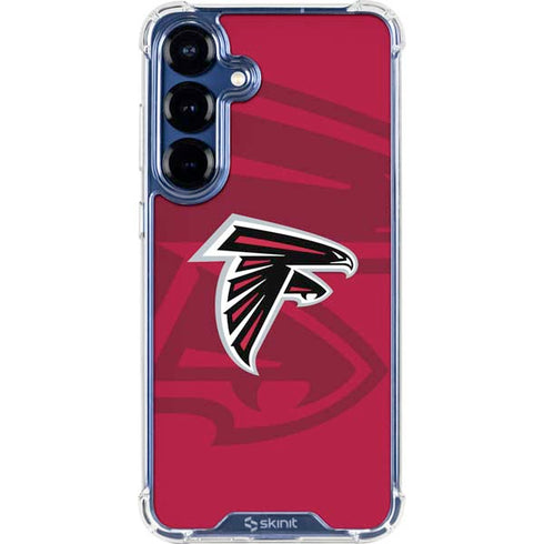 NFL Atlanta Falcons Double Vision Galaxy S25 Clear Case